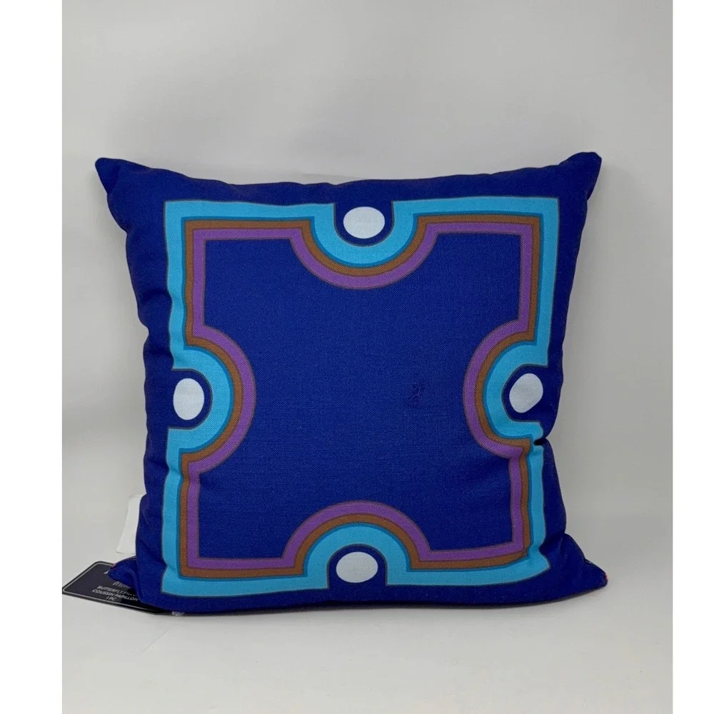 Jonathan Adler Butterfly embroidered decorative pillow